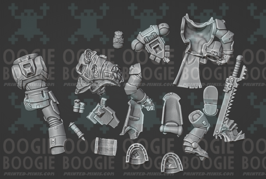 **Digital Product** - Space Marine With an Ork Head