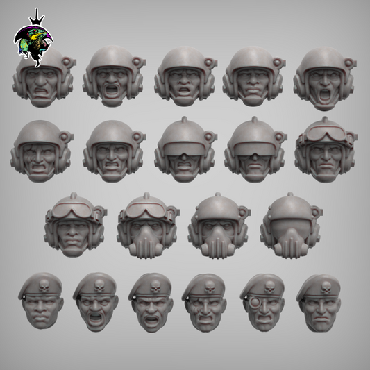 Spacenam Heads (20 pieces)