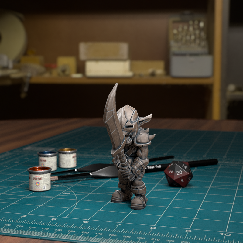 Goblin Glaive NV 03 - TytanTroll Miniatures - DnD - Fantasy