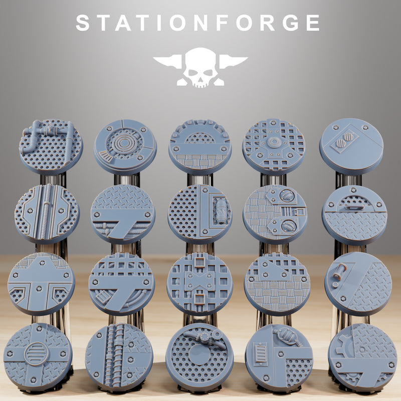 25mm Industrial bases
