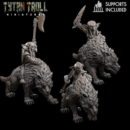 Wolf Rider Bundle - TytanTroll Miniatures - DnD - Fantasy
