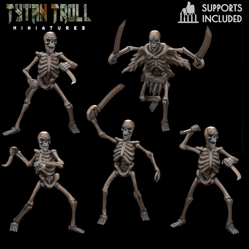 Skeleton Pack - TytanTroll Miniatures - DnD - Fantasy