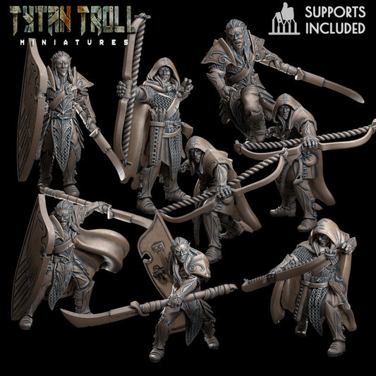 Elf Archer Bundle 2 - TytanTroll Miniatures - DnD - Fantasy