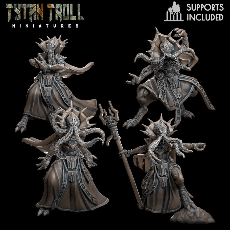Brain Flayer Bundle  - TytanTroll Miniatures - DnD - Fantasy