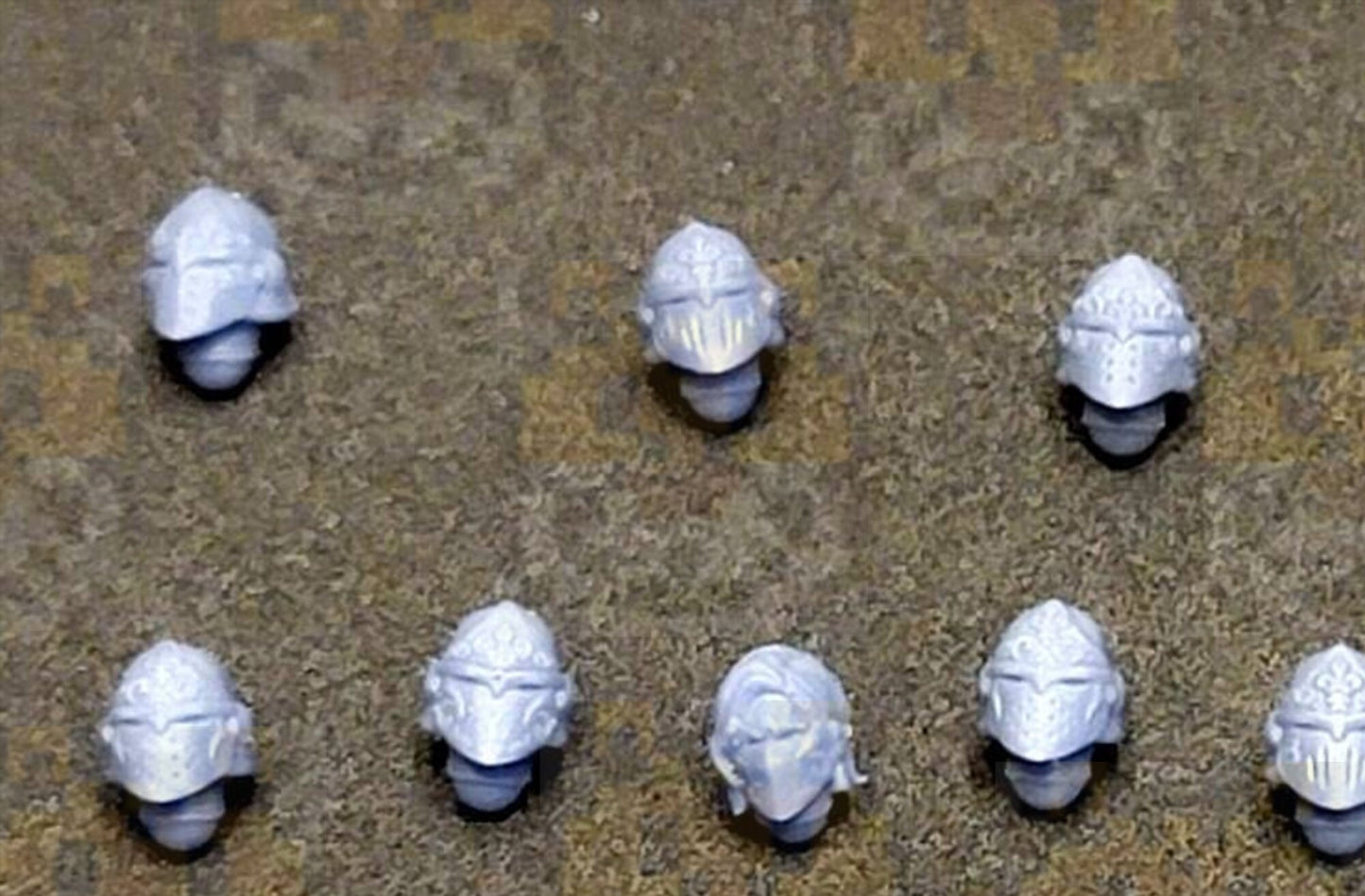 War Sister Heads "Holy Elizabeth" Bits Set x4 | 3d printed (resin) War Gaming Upgrade bits | miniatures | kitbash | dakkadakka.store