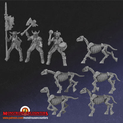 Skeleton Horsemen Unit